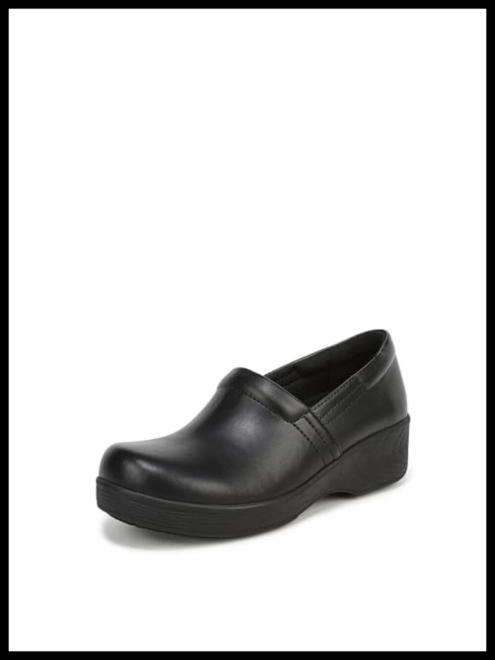Slip-On Work Loafers, Slip-Resistant, Leather & PU, Medical